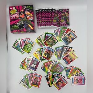 Topps Garbage Pail Kids Green Day‎ 022/199 + Iridescent 50 Card LOT
